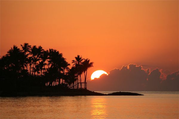 sunet in The Bahamas